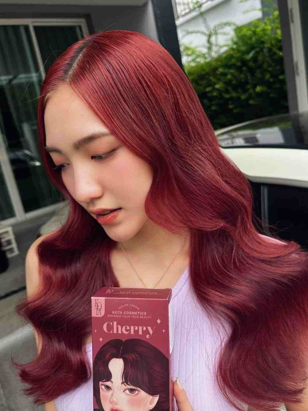 KOTA hair Color Cream Cherry Red
