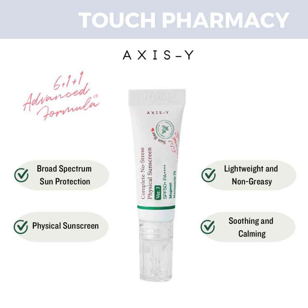 Axis-Y Complete No-Stress Physical Sunscreen - 10 ml