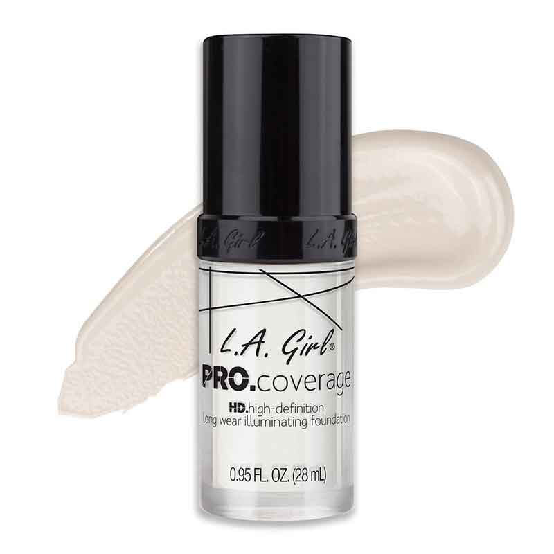L. A. Girl Pro Coverage HD Long Wear Illuminating Foundation White - 28 Ml