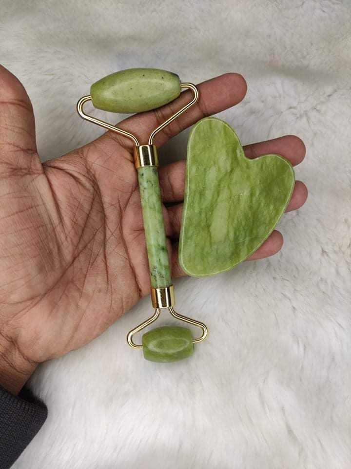 Jade Roller  and Gua Sha Set