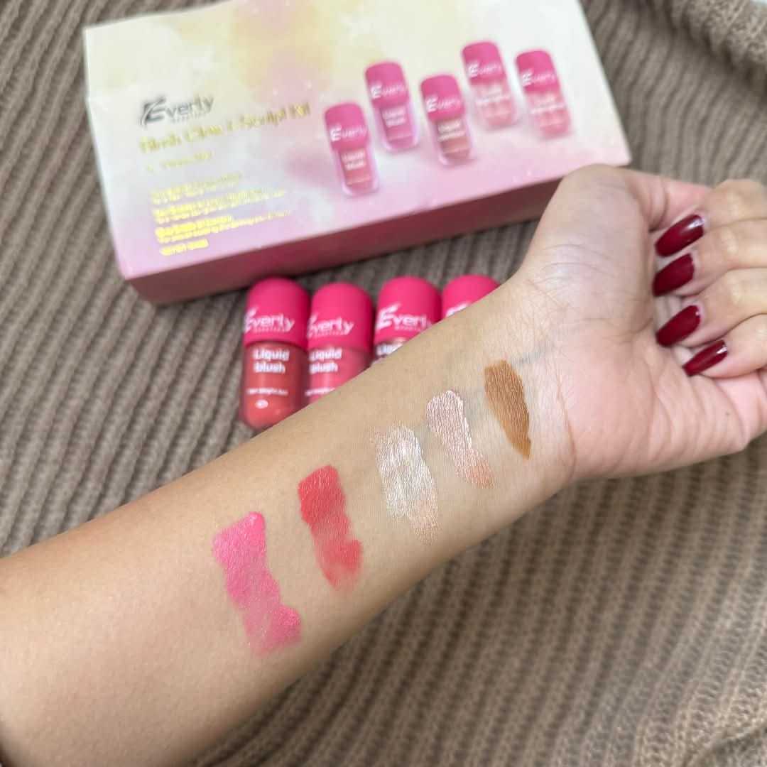 Everly Beauties Blush Glow & Sculp Kit 5 pcs set