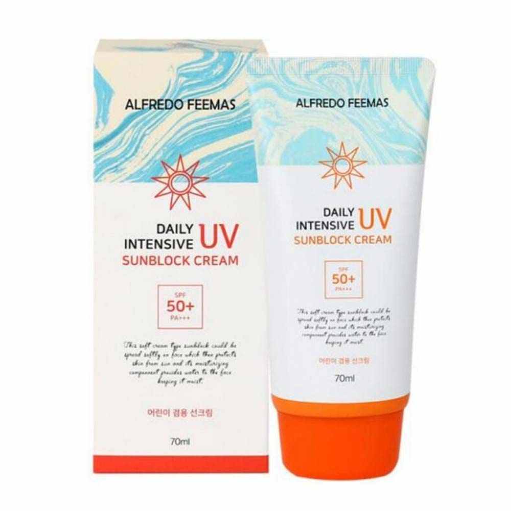 Alfredo Feemas Daily Intensive UV Sunblock Cream SPF 50+ PA+++ 70ml