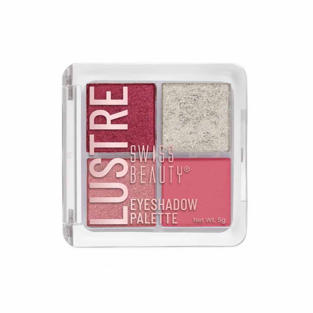 Swiss Beauty Lustre Eyeshadow Palette Rose N Petals 01
