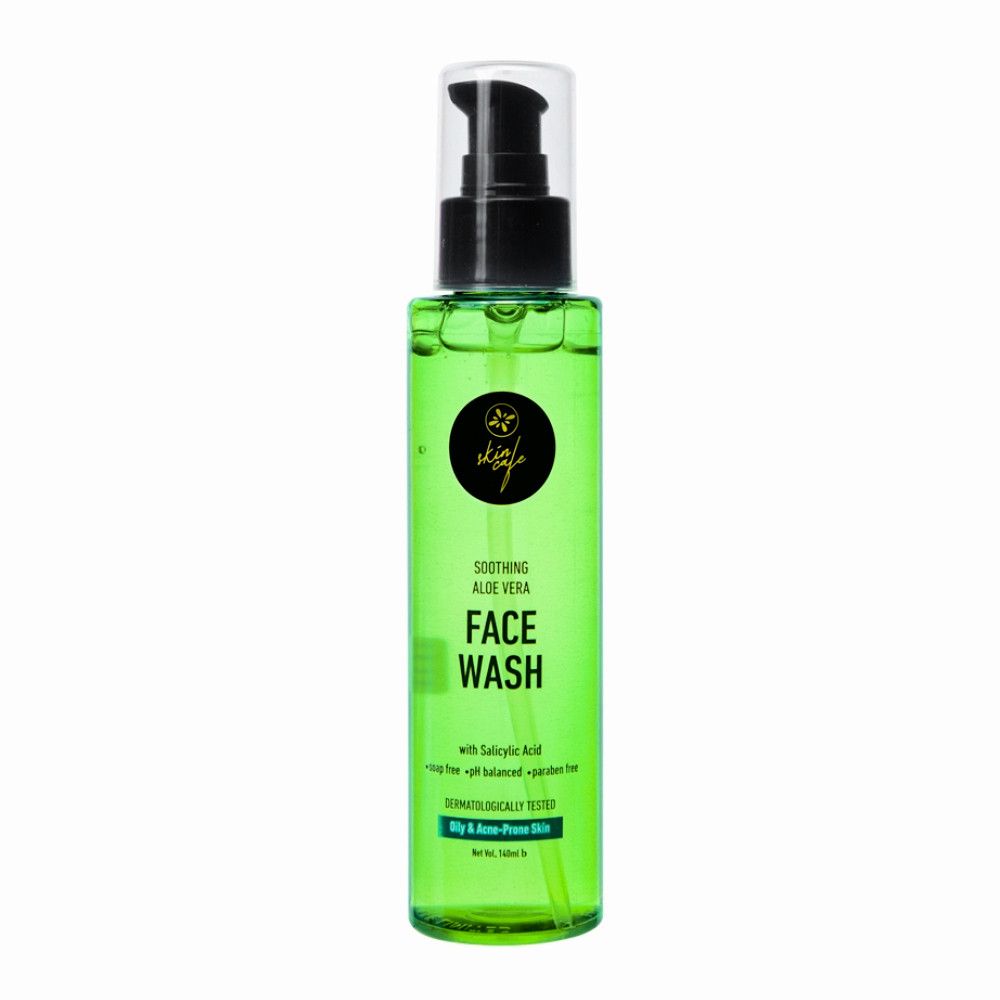 Skin Cafe Soothing Aloe Vera Facewash with Salicylic Acid - 140ml
