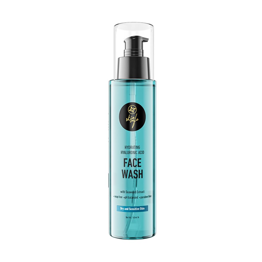Skin Cafe Hydrating Hyaluronic Acid Face Wash with Seaweed Extract - 140ml (B)