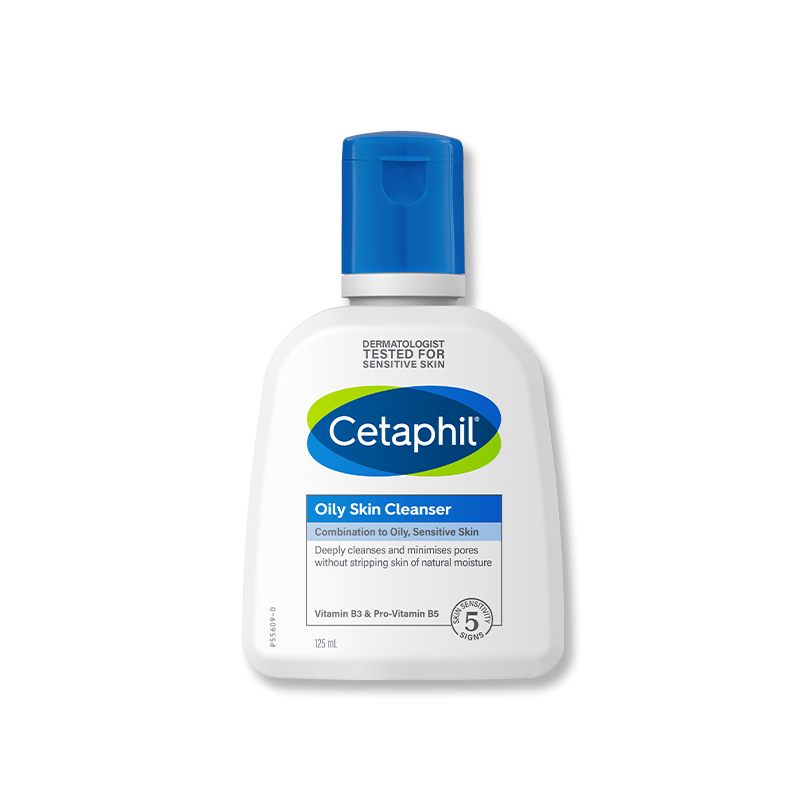 Cetaphil Oily Skin Cleanser (Combination to Oily, Sensitive Skin) 125ml