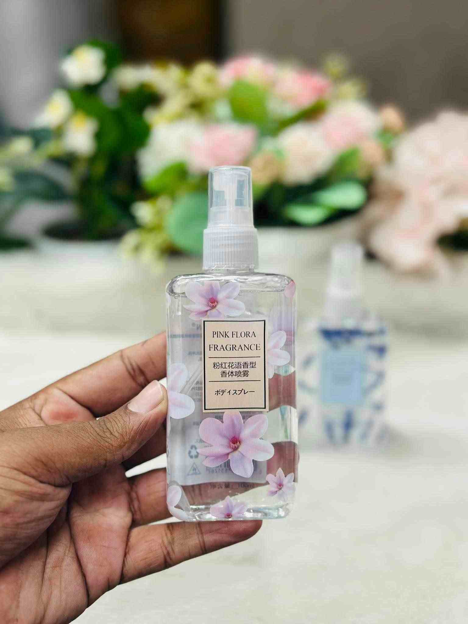 Floral Fragrance Body Mist Perfume 100 ML - Pink flora