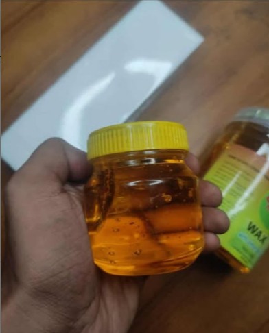 TESTER - Cosmo Herbal wax 200 gm -Lemon & Honey with 20 pcs Stripe