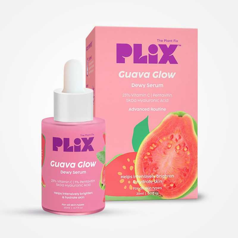 Plix Guava Glow Regime With Smoothie Moisturizer & 10% Vitamin C Serum 20 ml
