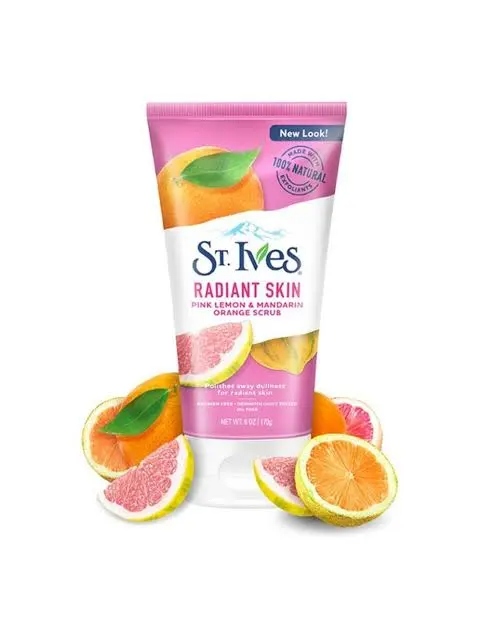 St. Ives Radiant Skin Pink Lemon & Mandarin Orange Scrub - 150ml