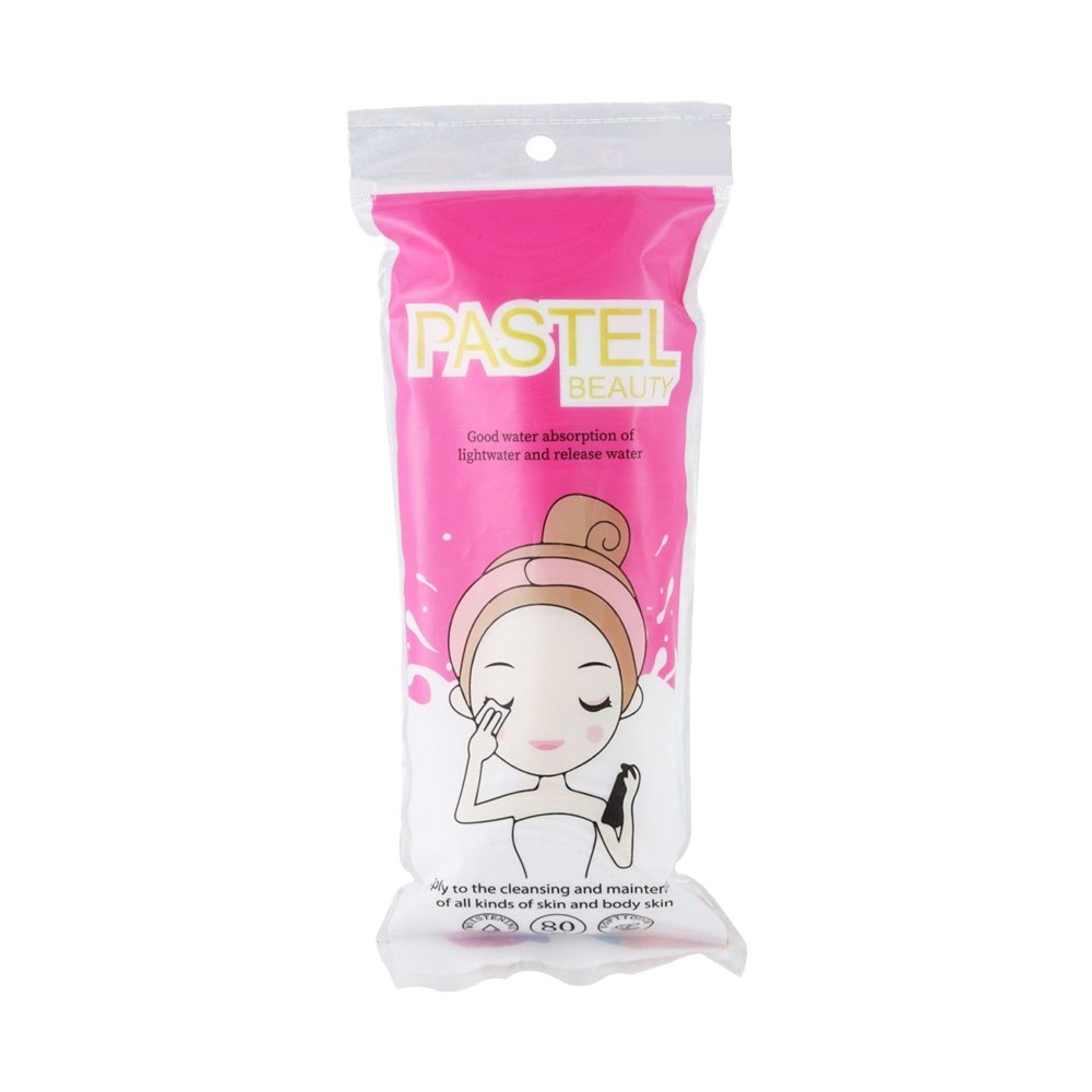 Pastel Beauty Cotton Pad 80 Pcs