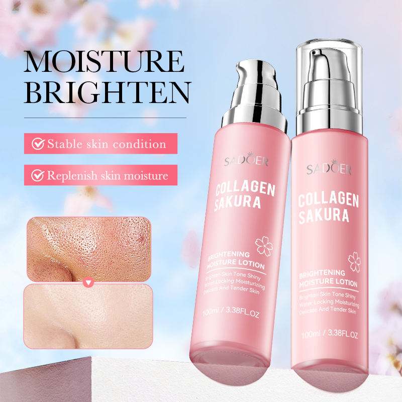 SADOER Organic Collagen Sakura Soothing Skin Whitening Lotion 100 ml