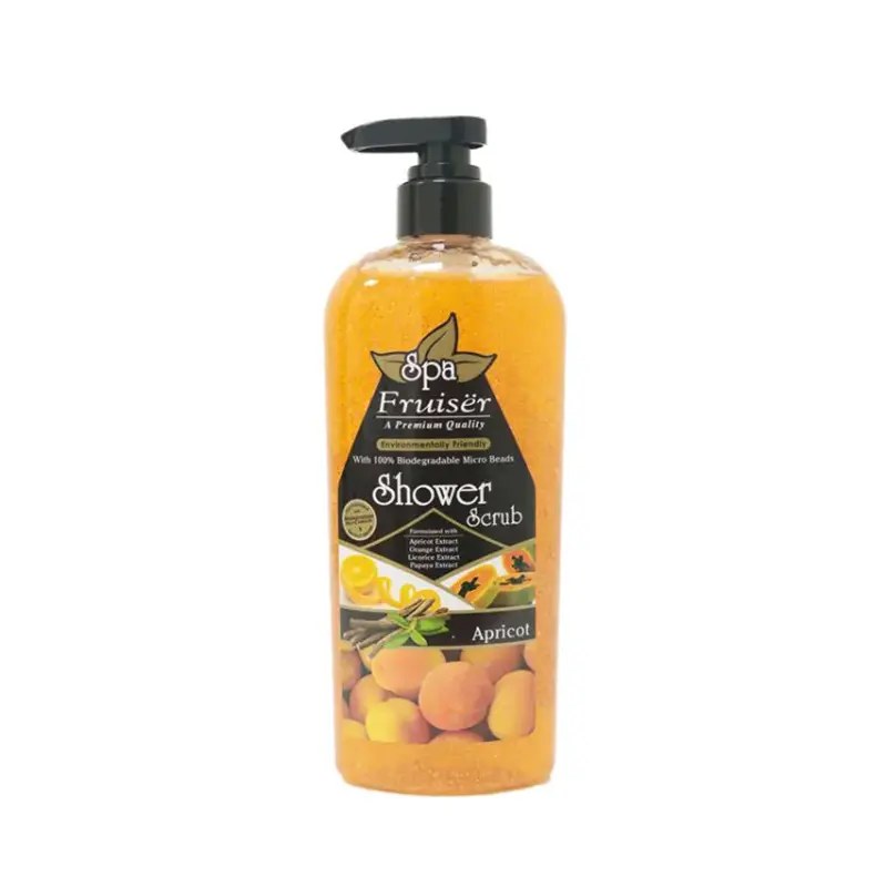 Fruiser Spa Apricot Shower Scrub, 730 ML