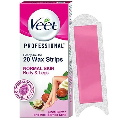 Veet Full Body Waxing Kit for Normal Skin 20 strips