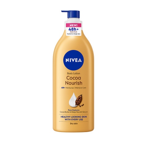 Nivea Cocoa Nourish 48h+ Moisture Body Lotion 400ml (Spain)