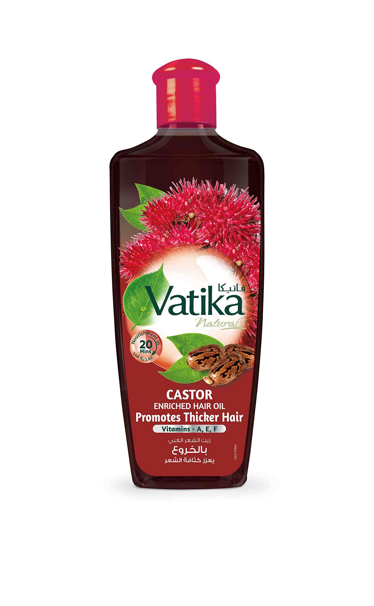 Dabur Vatika Naturals Castor Enriched Hair Oil 300ml (UAE)