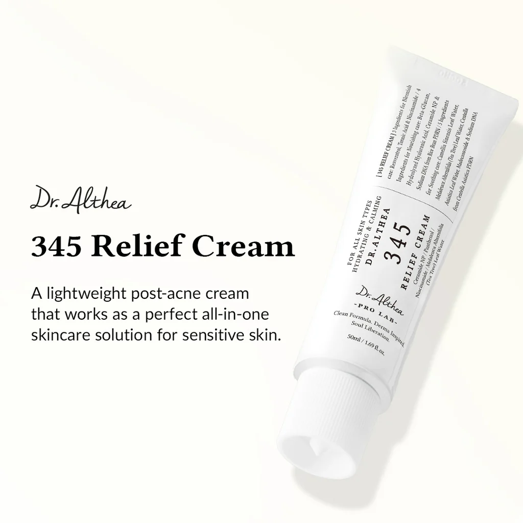 Dr.Althea 345 Relief Cream - 50ml(New version-Fungal Acne Safe)