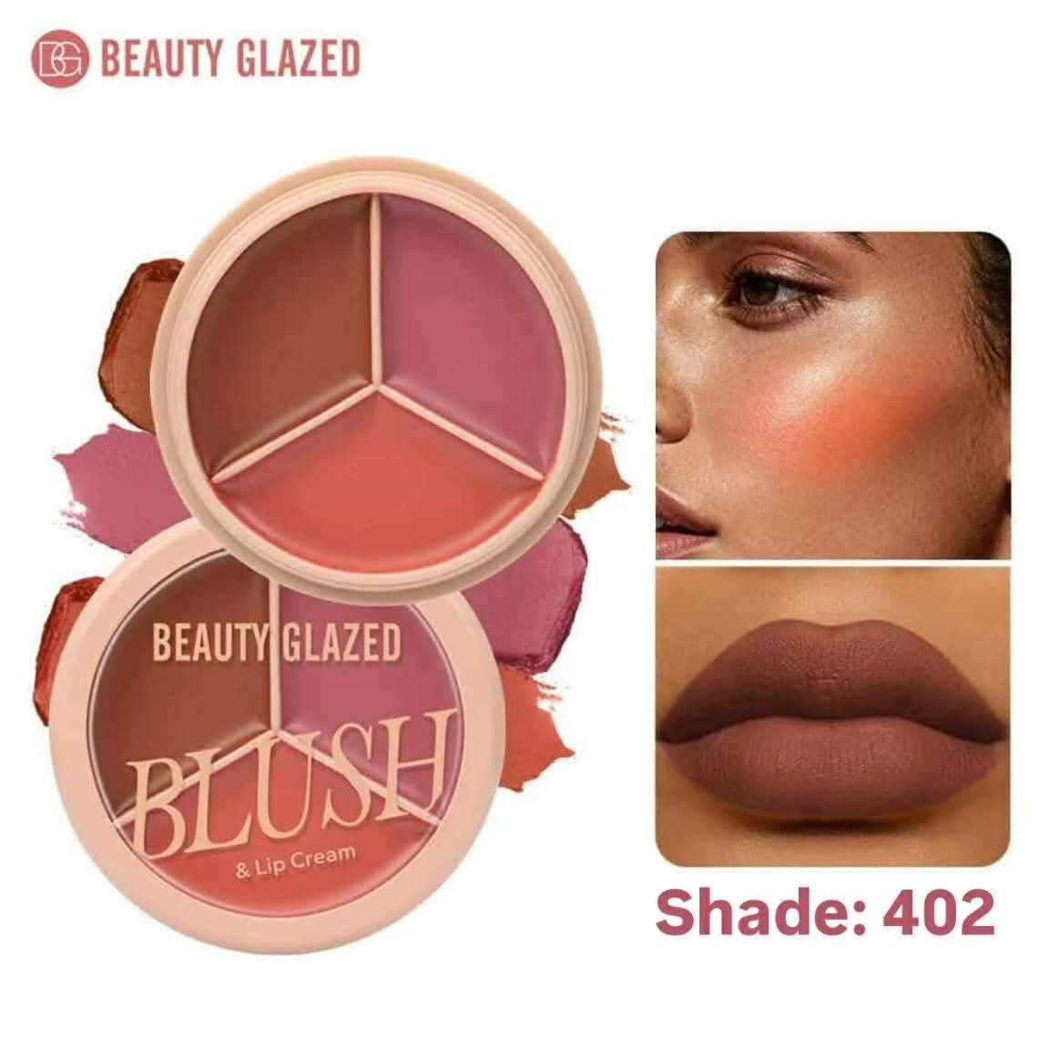 Beauty Glazed 3in1 Blush & Lip Cream #402 (N)