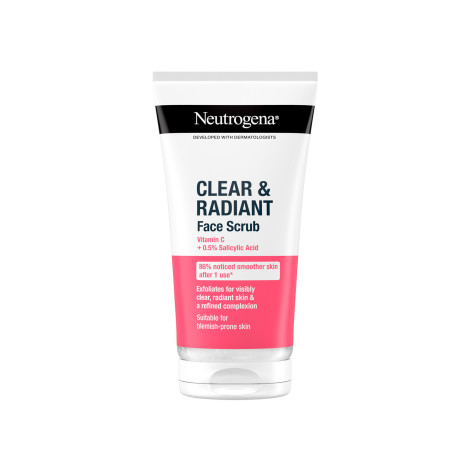 Neutrogena Clear & Radiant Face Scrub 150ml