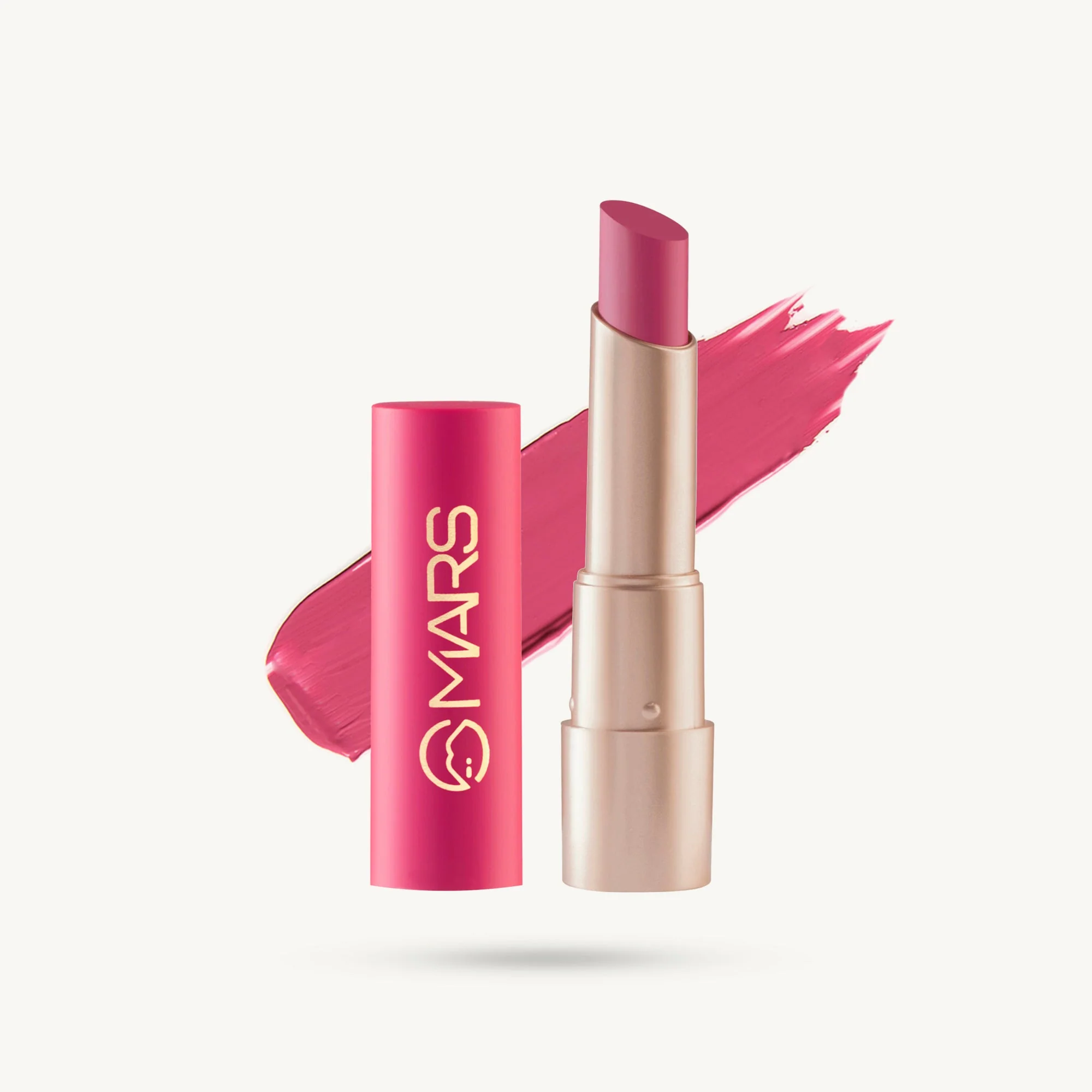Mars Creamy Matte Lipstick 3.2g - 23 rock n roll