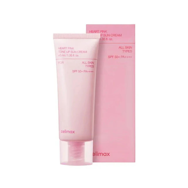 CELIMAX HEART PINK TONE UP SUN CREAM 40ML