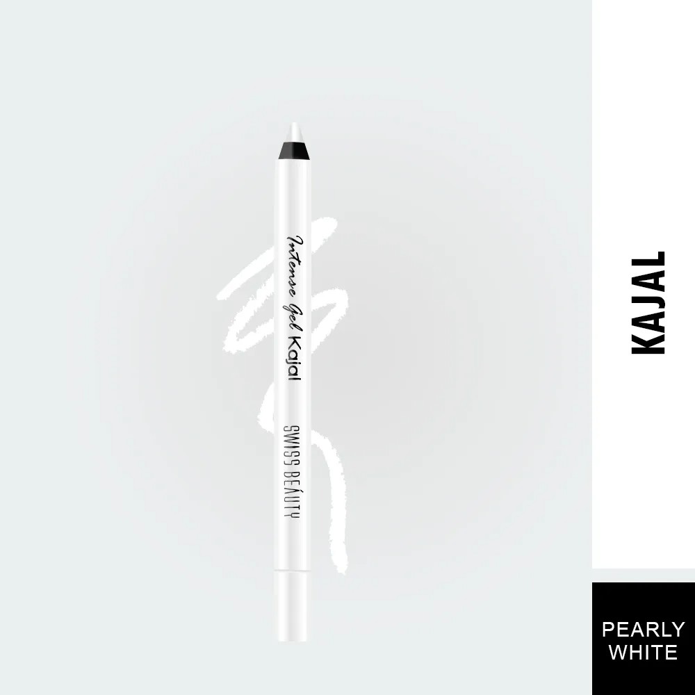 Swiss Beauty Intense Gel Kajal - Pearly White: 07