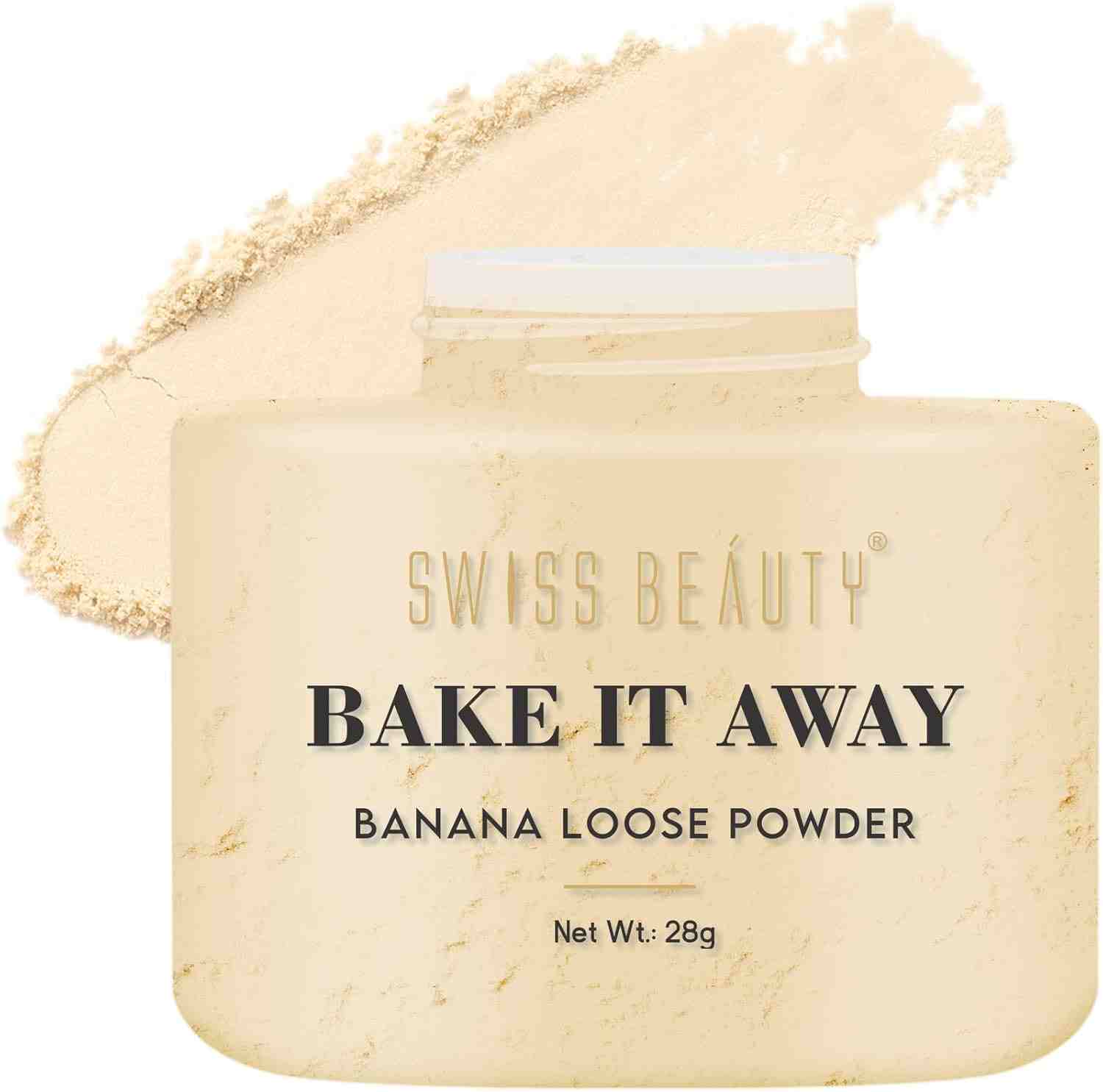 Swiss Beauty Bake It Away  Lightweight Setting Powder Shade - Banana, 28g