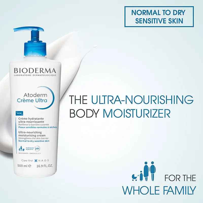 Bioderma Atoderm Crème Ultra Ultra-Nourishing Moisturising Cream 500ml