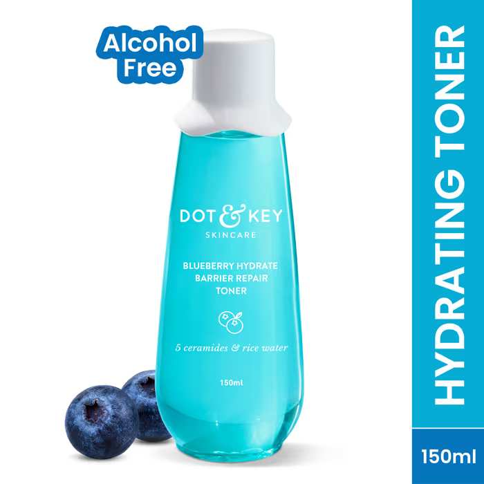 Dot & Key Blueberry Hydrate Barrier Repair Toner with Ceramides & Rice Water 150ml