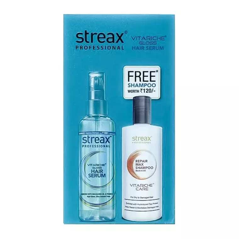 Streax Professional Vitariche Gloss Hair (Combo)
