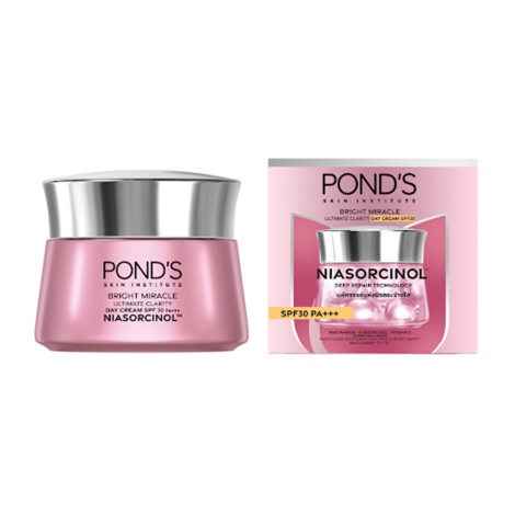 Pond's Bright Miracle Niasorcinol Ultimate Clarity Day Cream with SPF15 PA++ 45 gm(Thailand)