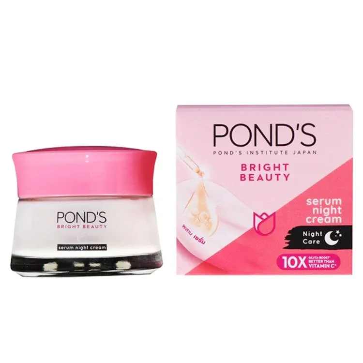 Pond's Bright Beauty Serum Night Cream  - 50gm (Thailand )