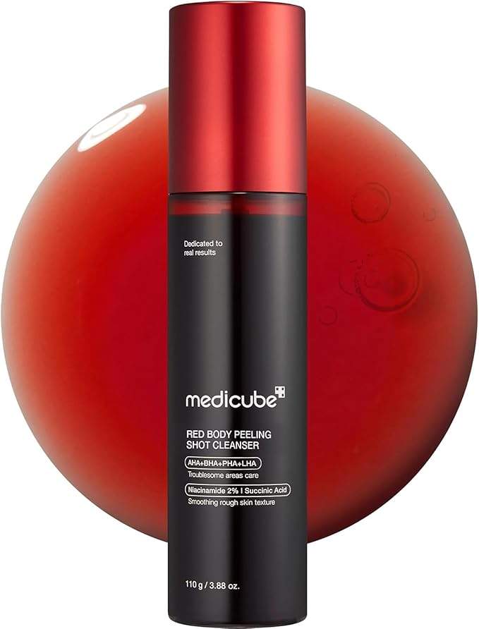 Medicube Red Acne Body Peeling Shot with AHA+BHA+PHA+LHA (pair up)