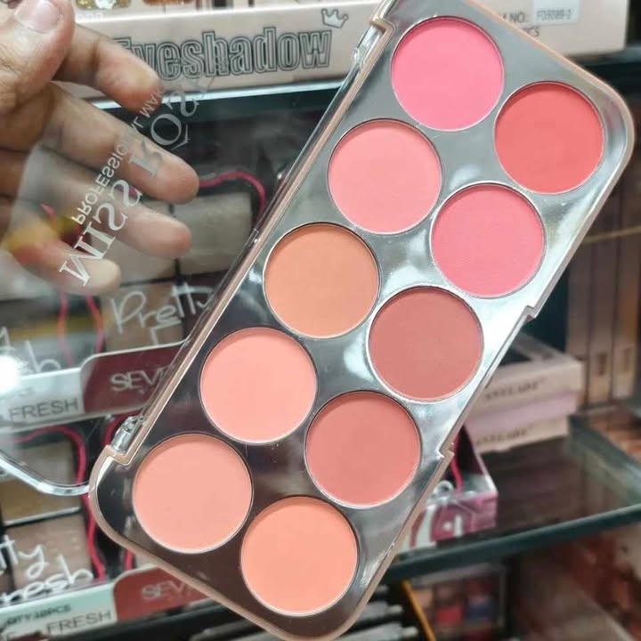 MISS ROSE 8 color Blusher Palette