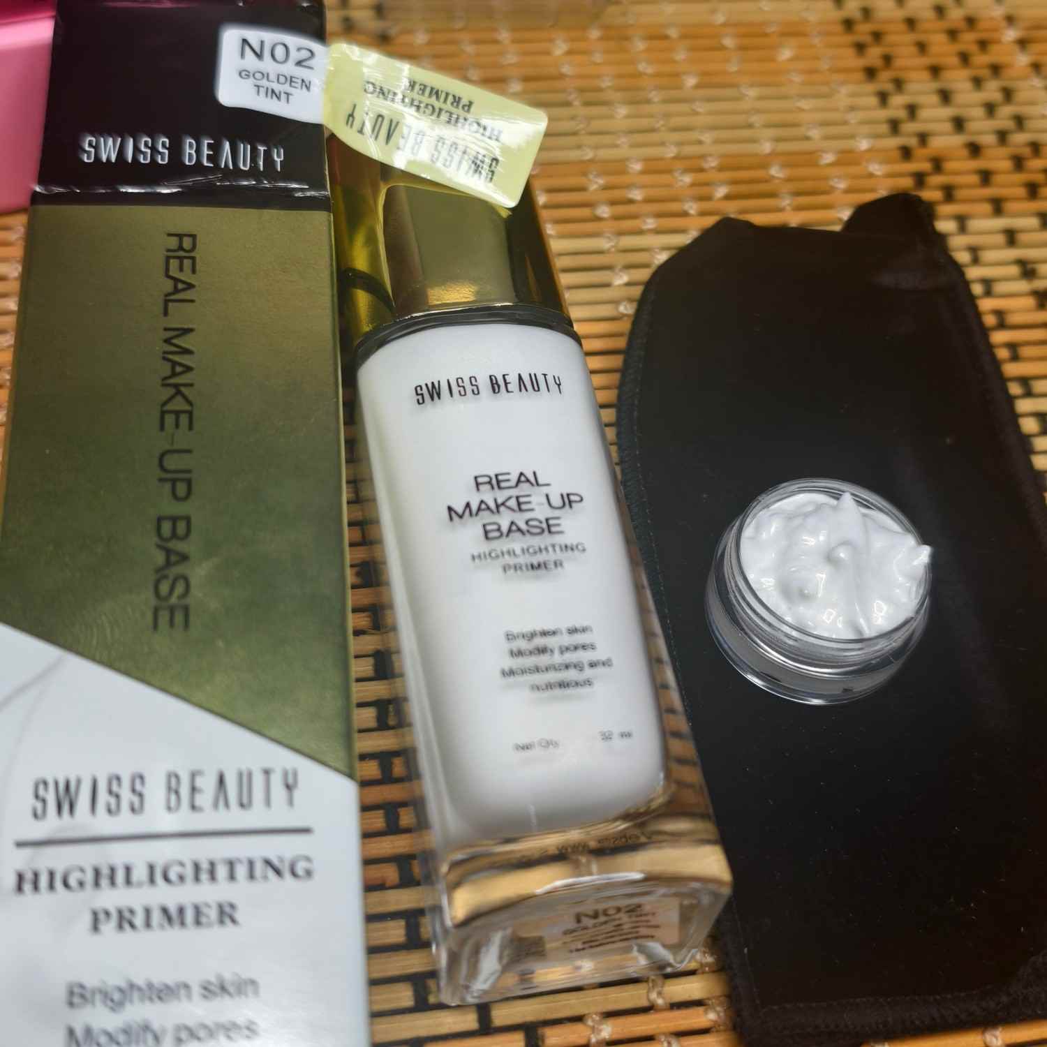 Swiss Beauty Highlighting Primer Real Makeup Base – Shade 2 Golden tint (pair up)