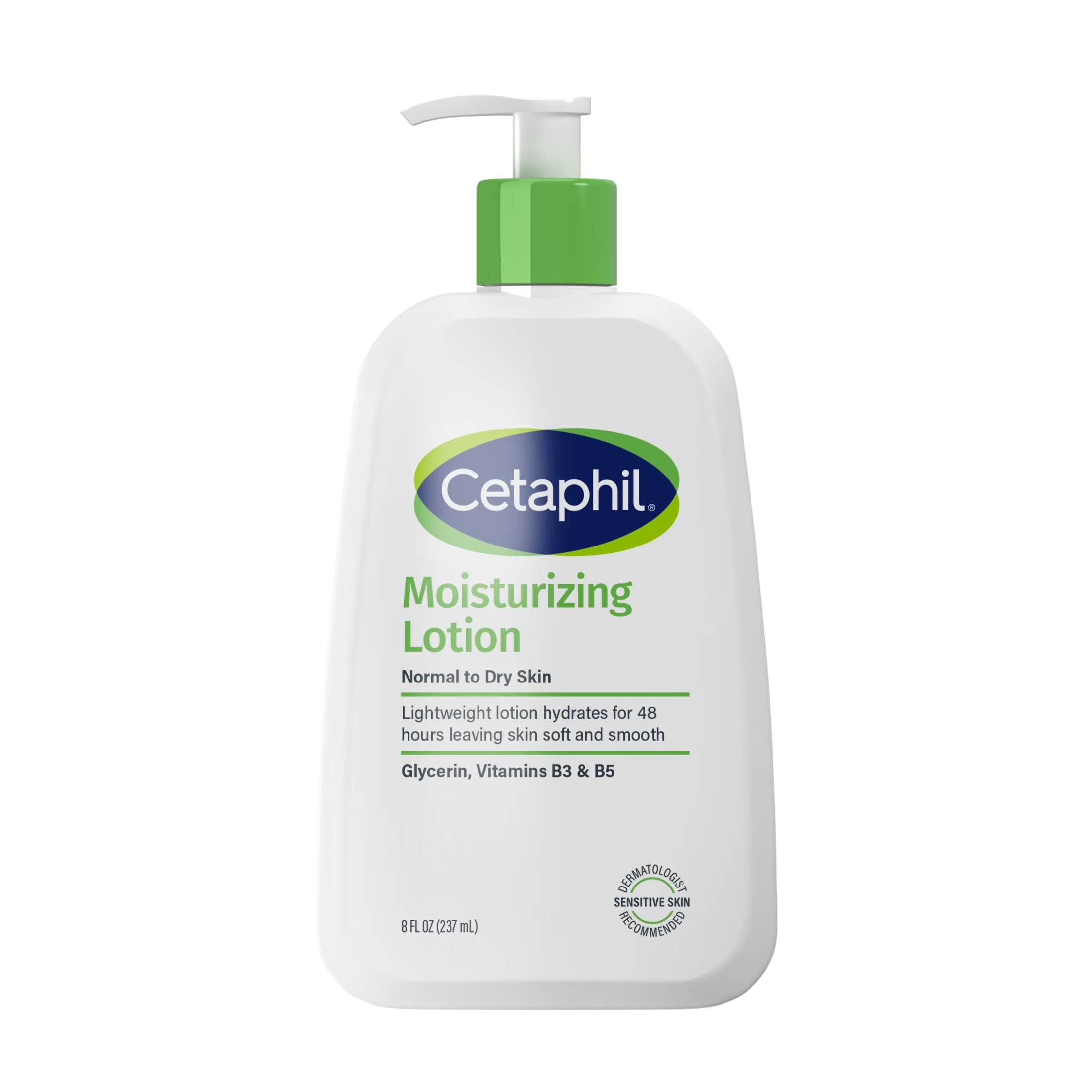 Cetaphil Moisturizing Lotion for Normal to Dry Skin, Hydrating Fragrance Free 237 ml