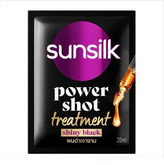 Sunsilk Power Shot Treatment 20ml Sachet – Shiny Black