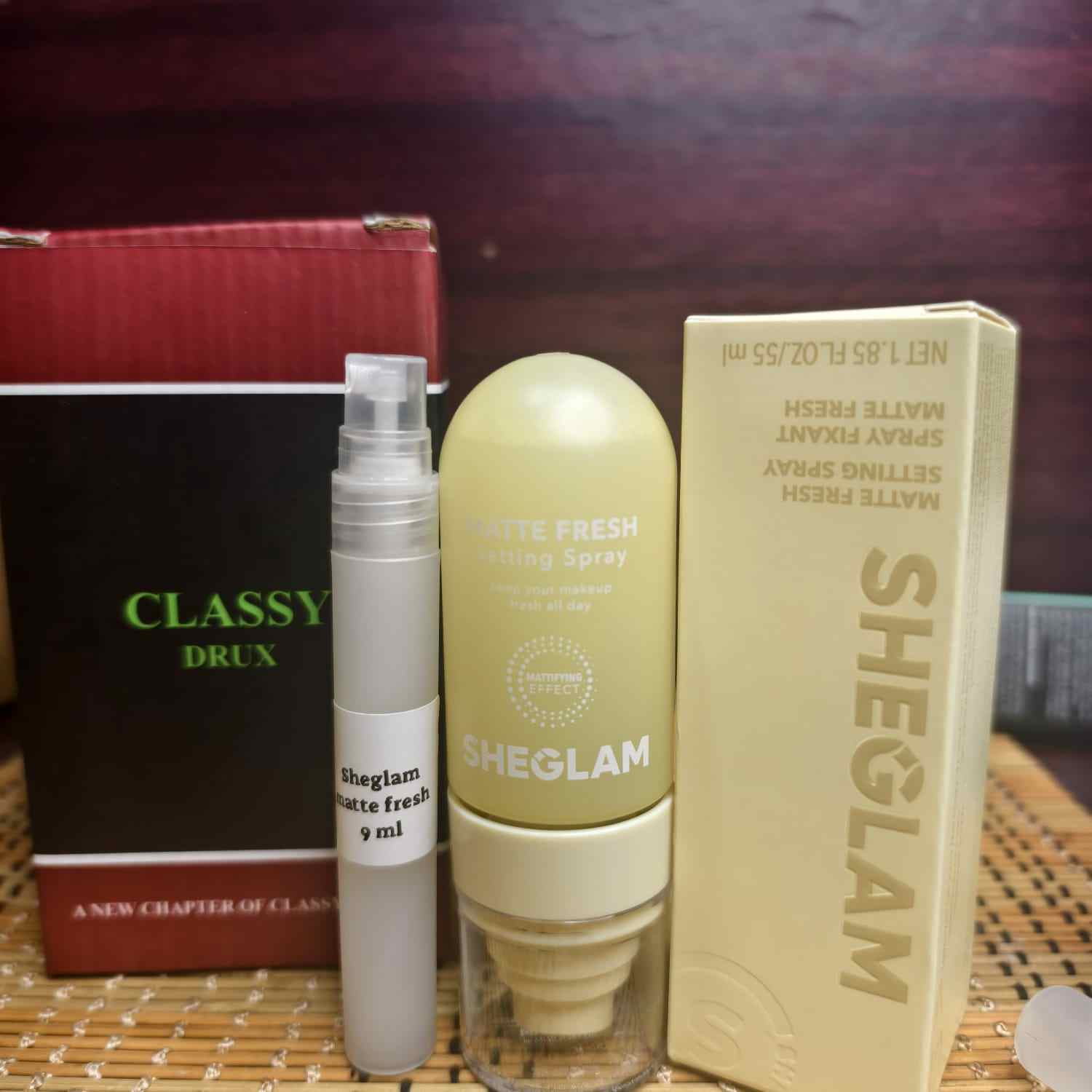 Sheglam Matte Fresh Setting Spray 9 ml (pair up)
