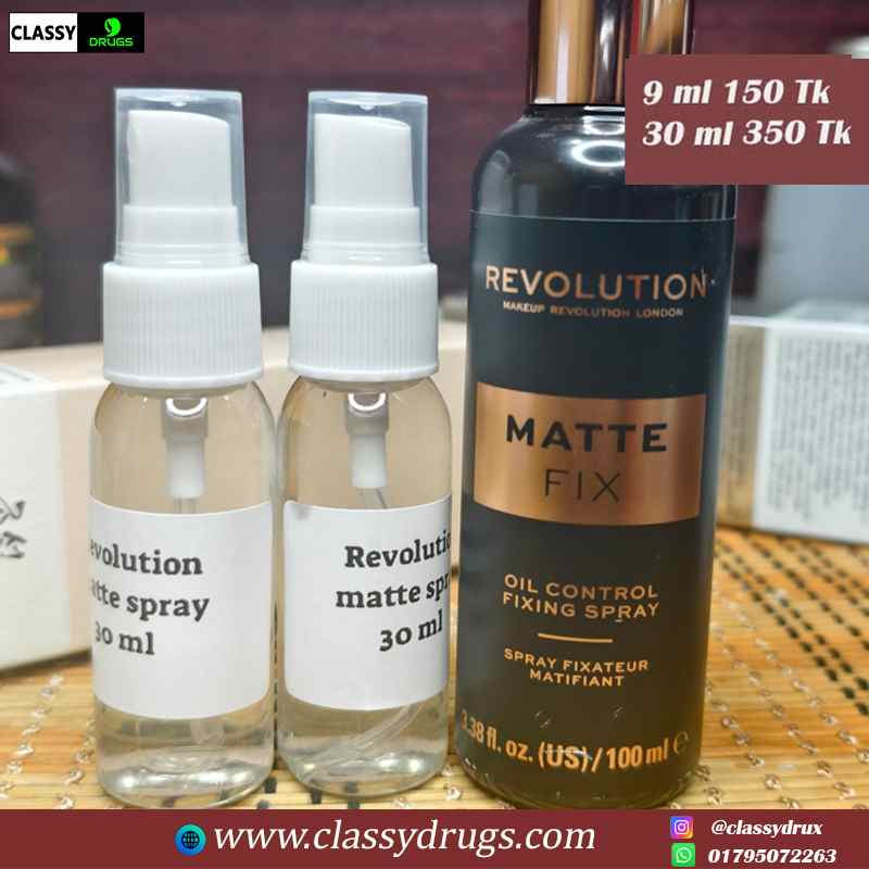 MAKEUP REVOLUTION MATTE FIX OIL CONTROL MAKEUP FIXING SPRAY (pair up)