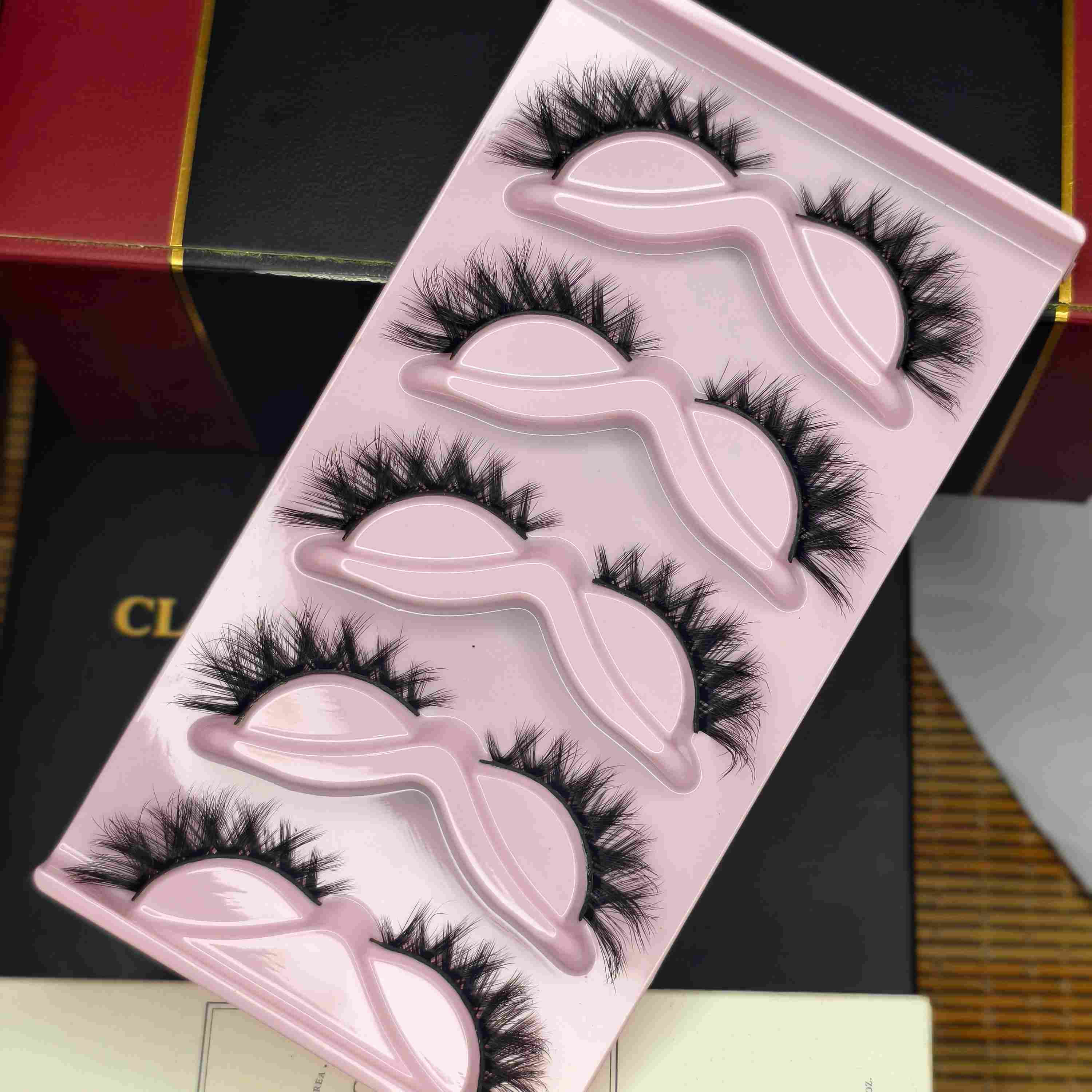 5 pairs Reusable eyelash(B)