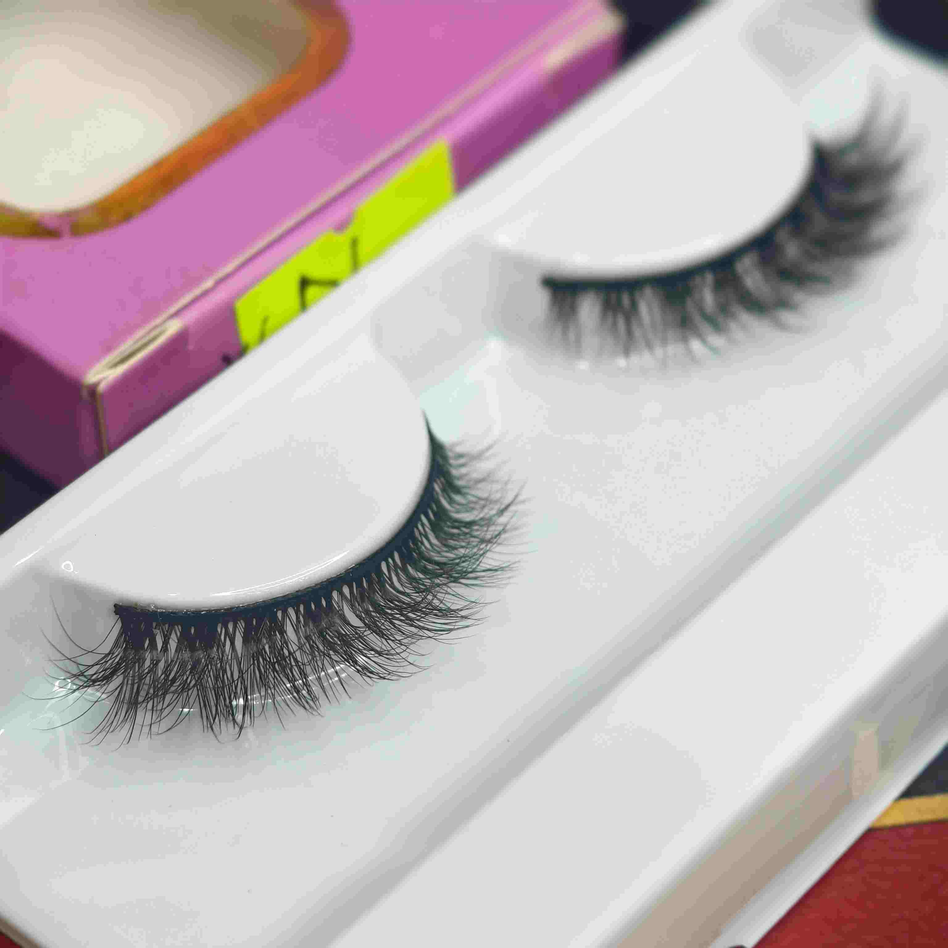 1 pair Reusable eyelash for hooded eye (A)