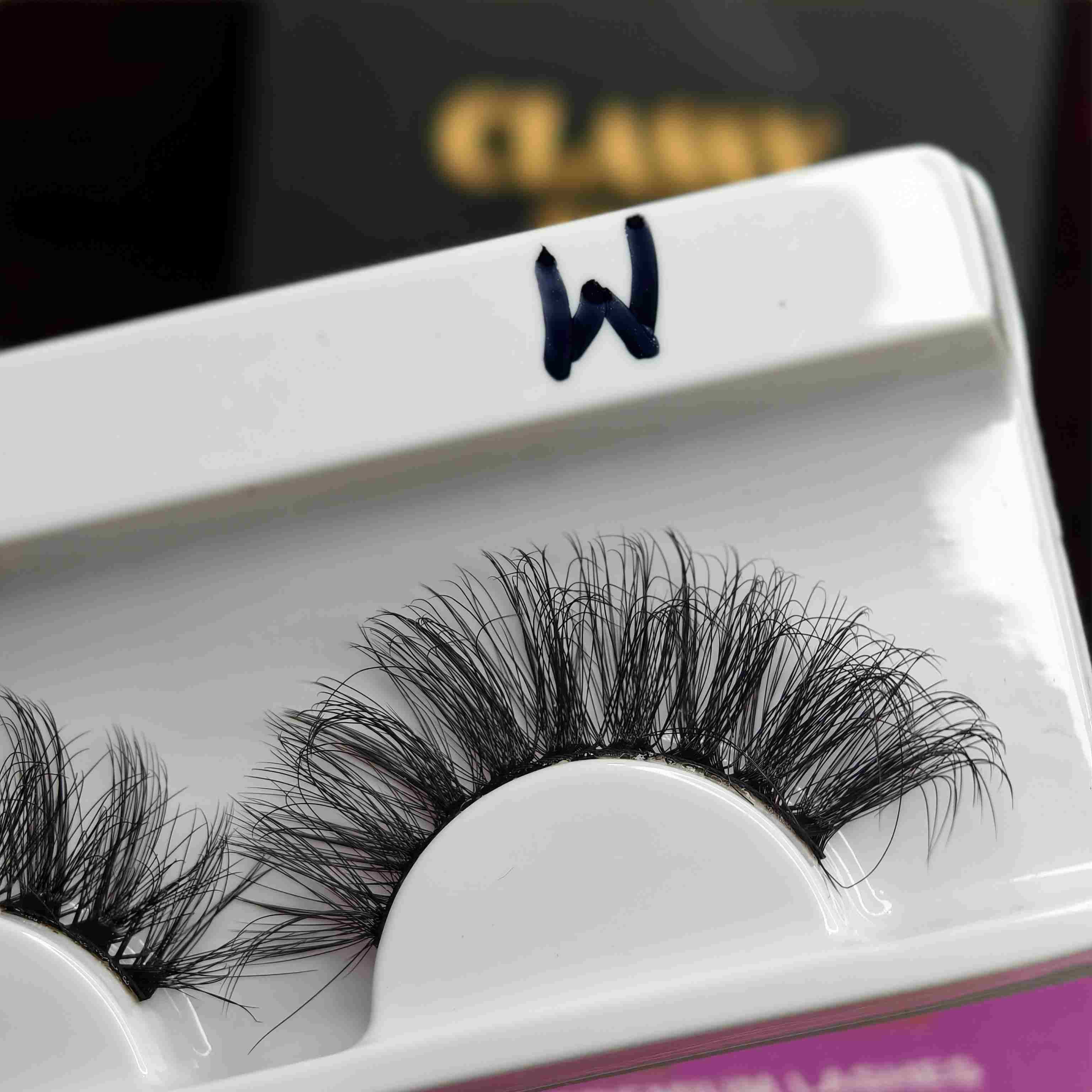 1 pair Reusable eyelash for hooded eye (M)