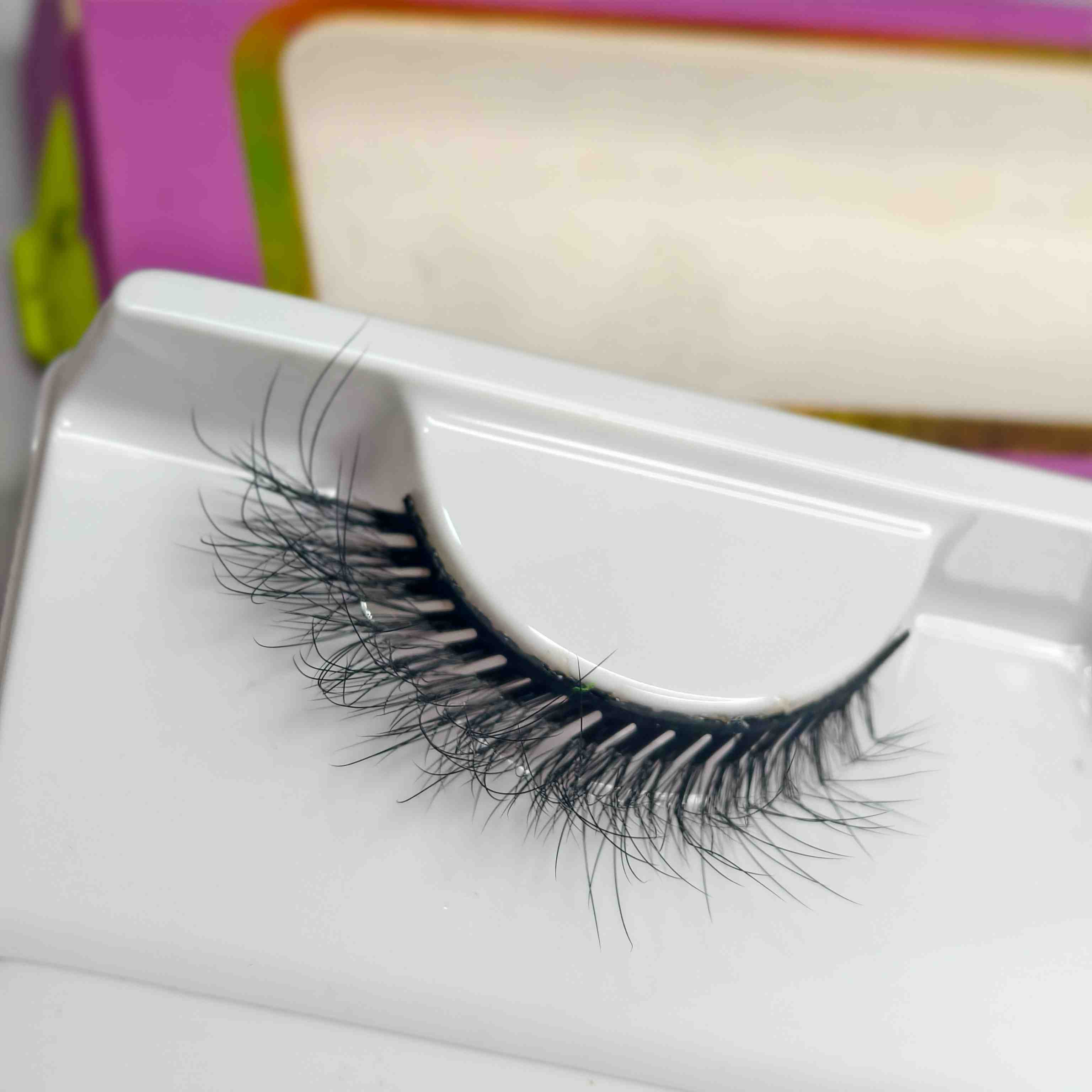 1 pair Reusable eyelash for hooded eye (Wave)