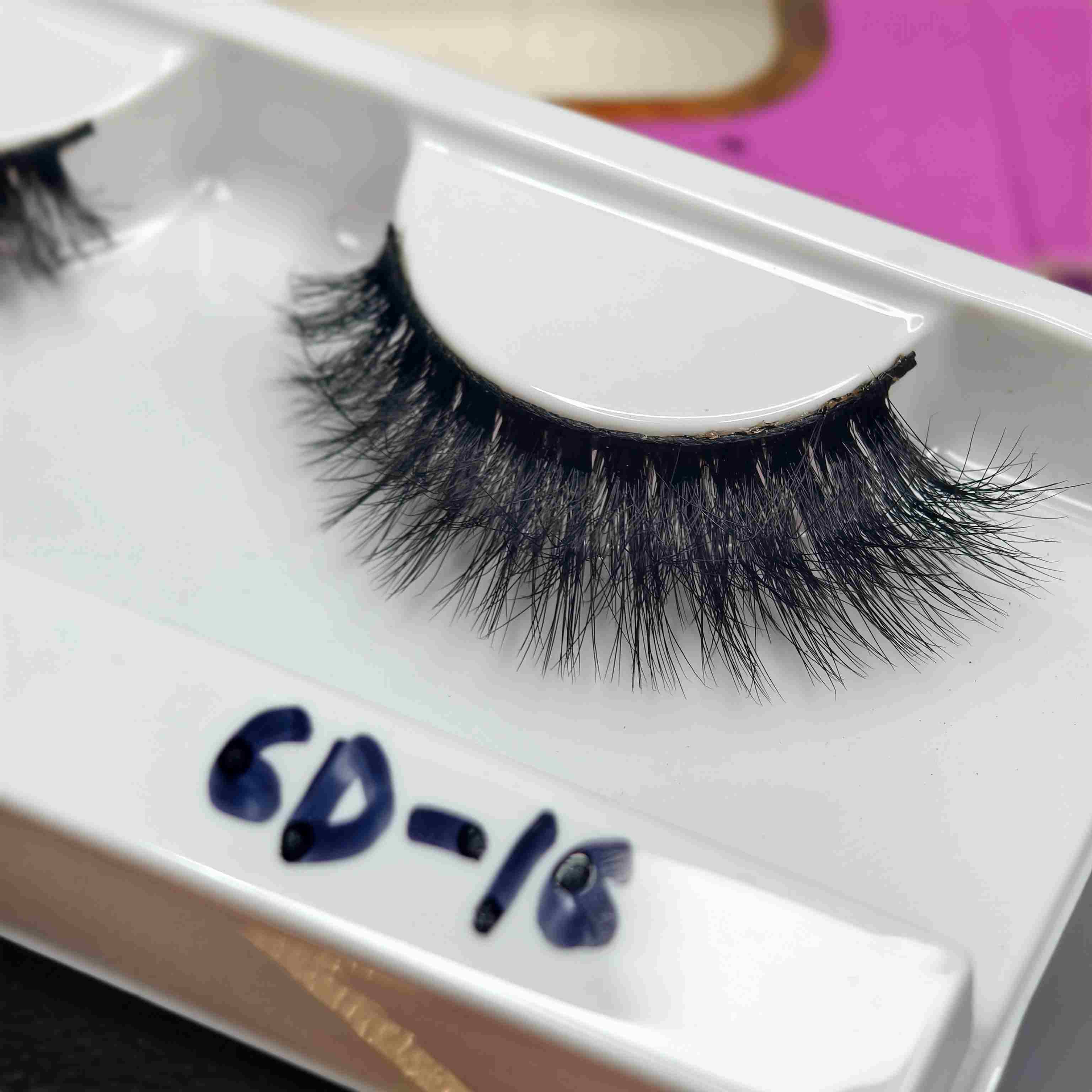 1 pair Reusable eyelash for hooded eye (6d-16)
