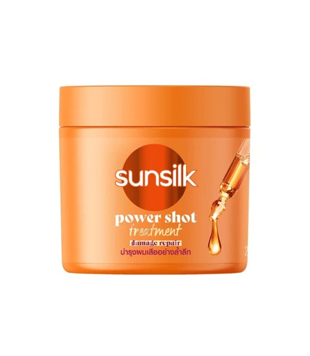 Sunsilk Power Shot Treatment Damage Repair Hair Mask   -250 ml(Orange)