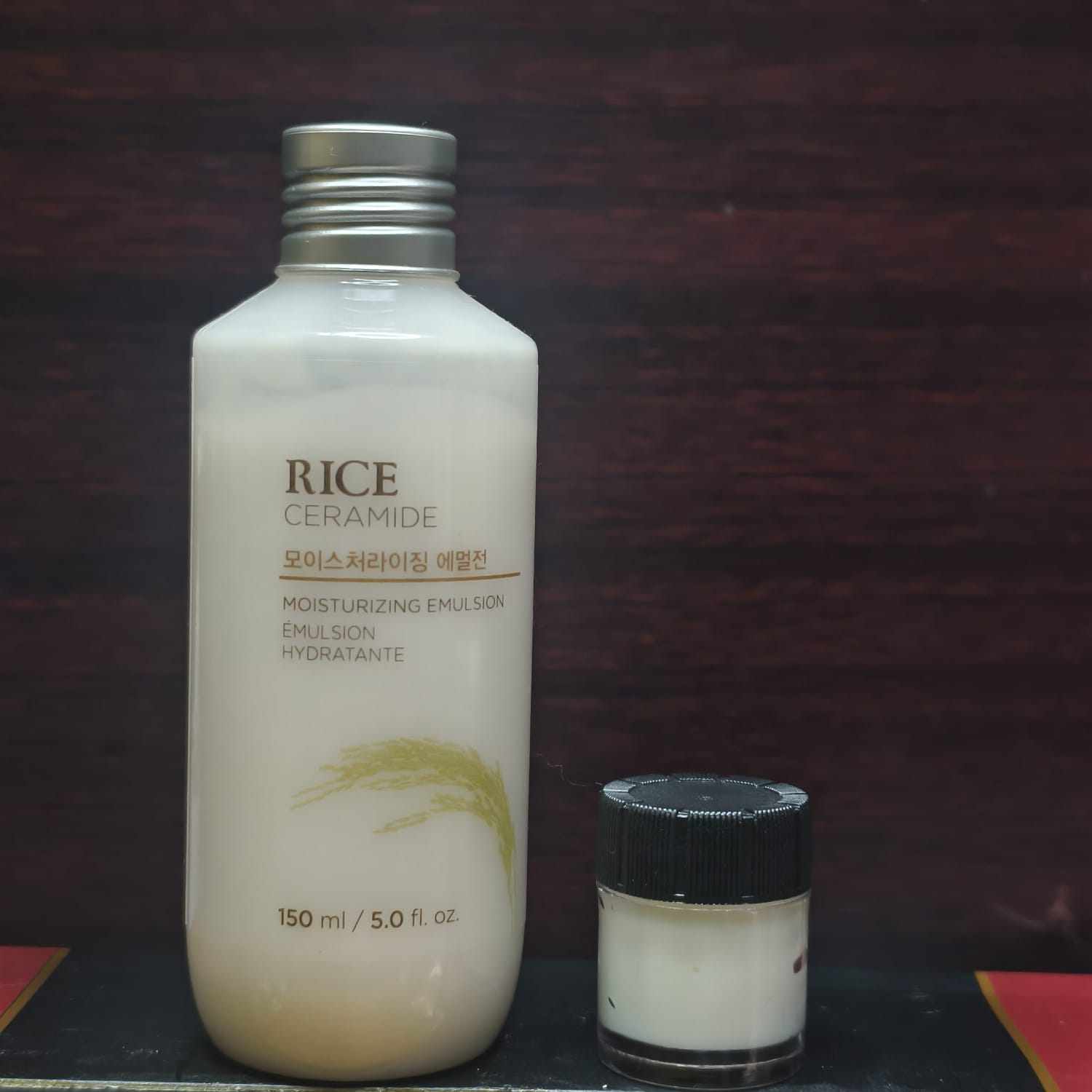 The Face Shop Rice & Ceramide Moisturizing Emulsion (Pair up)