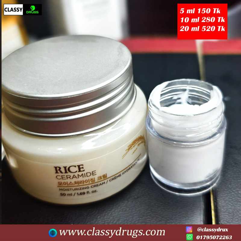 The Face Shop Rice Ceramide Moisture Cream (Pair up)