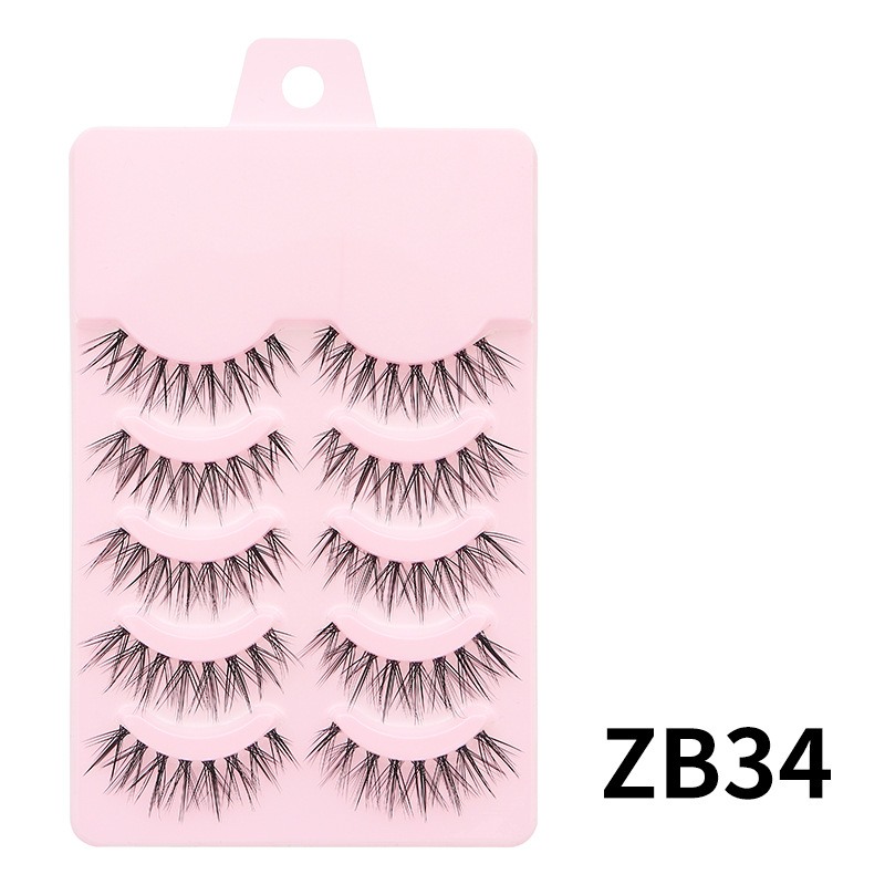 5 pairs Reusable Extreme Natural eyelash(Zb34)