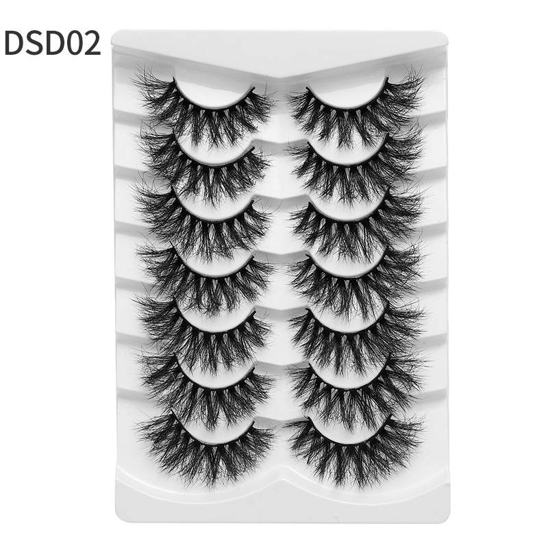 7 pairs Reusable Volume eyelash(DsD02)