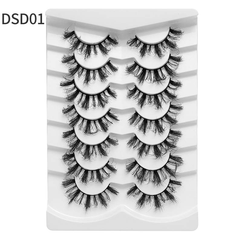 7 pairs Reusable Natural eyelash(DsD01)